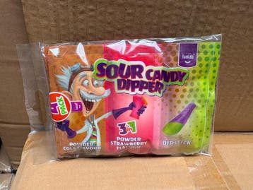 Ca. 864x Sour candy dipper - 4 pack, Nieuw