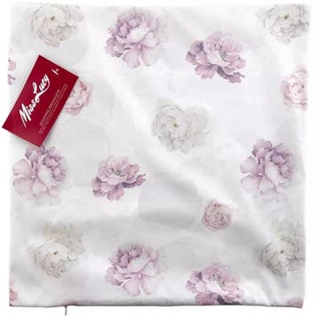 Miss Lucy Flower kussenhoes 40 x 40 cm wit gebloemd, Ophalen of Verzenden, Nieuw