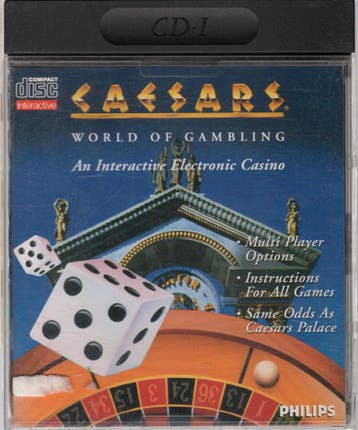 Philips CD-i / CDi Caesars World of Gambling, Verzenden, Gebruikt