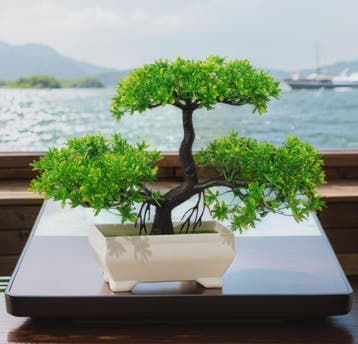 Kunst Bonsai Boom Potted Plant - Decoratieve Kunstplant voor, Huis en Inrichting, Verzenden