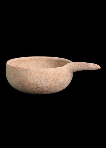 Amlash Terracotta Vaat met tuit (Zonder minimumprijs), Antiek en Kunst