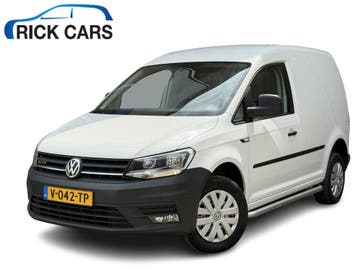 Volkswagen Caddy 2.0 TDI 123PK EURO 6 L1H1 BMT 4Motion, Stof, Gebruikt, Volkswagen, Wit