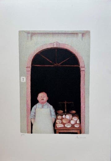 Antonio Bueno (1918-1984) - Formaggiaio Berlusconi, Antiek en Kunst