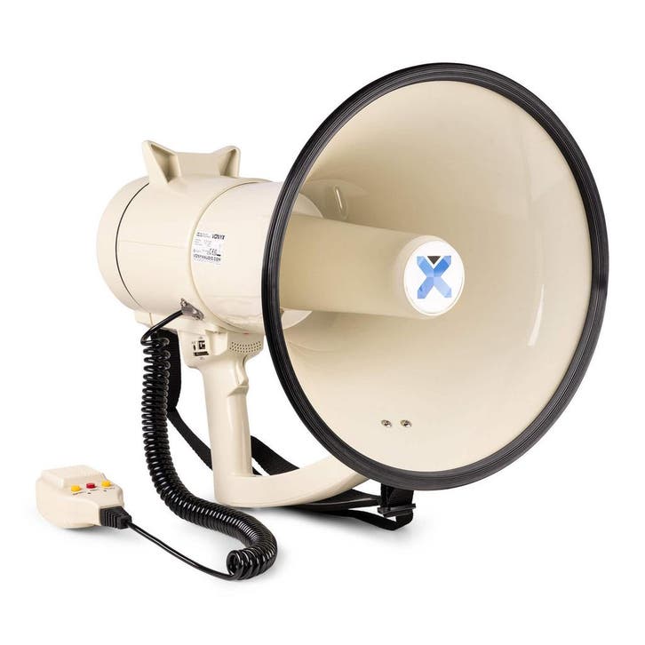 Retourdeal - Vonyx MEG120 Megafoon Pro - 120W Krachtige mega, Muziek en Instrumenten, Microfoons, Zo goed als nieuw, Verzenden