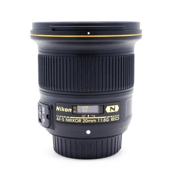 Nikon 20mm F1.8G ED AF-S Nikkor Objectief (Occasion), Ophalen of Verzenden, Zo goed als nieuw, Groothoeklens