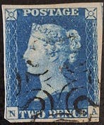 Groot-Brittannië 1840/1840 - Koningin VICTORIA Sg 5. 2d, Gestempeld