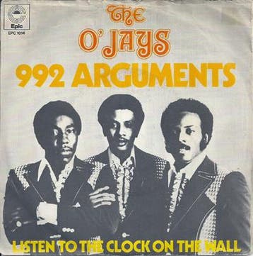vinyl single 7 inch - The OJays - 992 Arguments, Verzenden, Zo goed als nieuw, 7 inch, R&B en Soul
