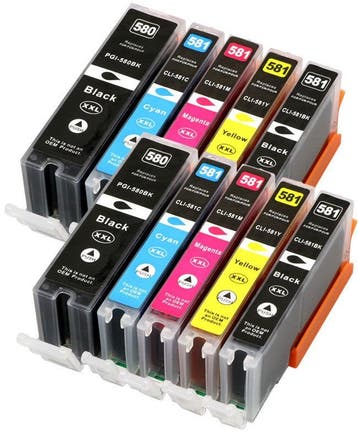 2dekans | 10-Pack Huismerk Cartridges voor Canon (XXL, Computers en Software, Printers, Ophalen of Verzenden, Zo goed als nieuw