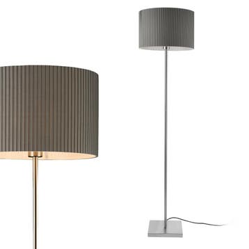 Vloerlamp staande lamp Coimbra 151xØ38 cm E27 grijs, Verzenden, Nieuw