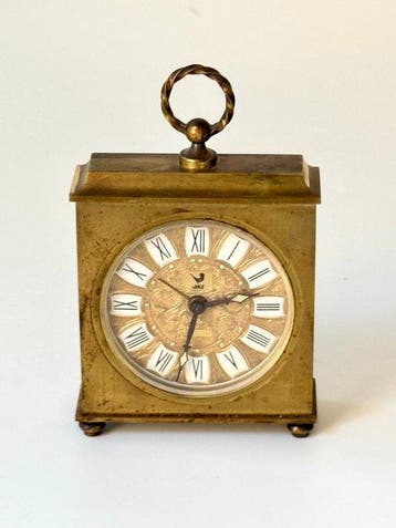 Wekker - Pendulette d’Officier Vintage Jaz « GOLDIC » –