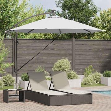 vidaXL Parasol 294 x 294 x 248 cm Polyester en Aluminium, Verzenden, Nieuw, 2 tot 3 meter