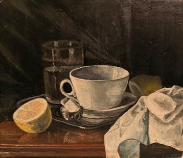 Europese school (XX) - Stillleben, Antiek en Kunst, Kunst | Schilderijen | Klassiek