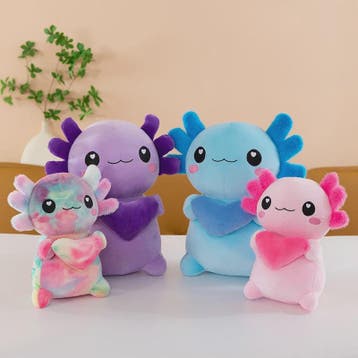 Zachte Axolotl Pluche Knuffel - Verkrijgbaar in 4 Kleuren, P