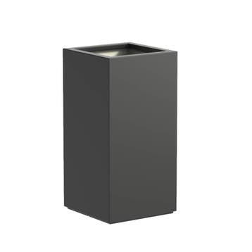 Polyester plantenbak 50x50x100cm - Met bodem, Kunststof, Minder dan 60 cm, Vierkant, Nieuw