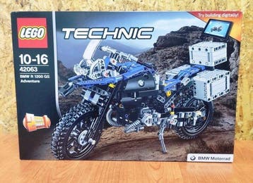 Lego Set - 42063 - Technic - BMW R 1200 GS Adventure, Nieuw