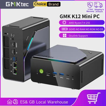 GMKtec K12 Mini PC: Krachtige AMD Ryzen 7 8745HS, Oculink, W, Verzenden, Nieuw