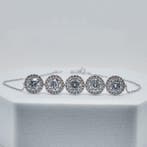 Zonder minimumprijs - Armband - 14 karaat Witgoud - 2.59ct., Nieuw