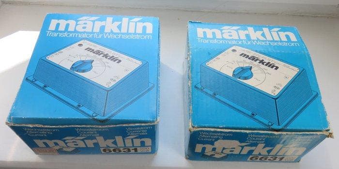 Märklin H0 - 6631 - Omvormer (2) - 220-volt transformatoren, Hobby en Vrije tijd, Modeltreinen | H0