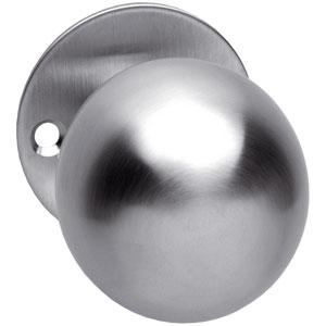 Intersteel knop bol vast op rozet 2mm rvs, Doe-het-zelf en Verbouw, Deuren en Horren, Verzenden, Nieuw