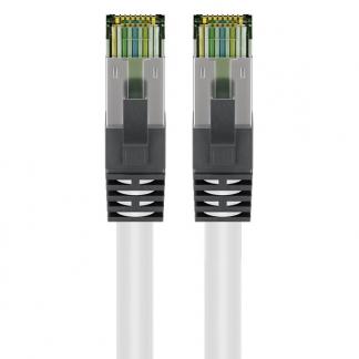 Netwerkkabel | Cat8 S/FTP | 15 meter (100% koper, LSZH, Wit), Verzenden, Nieuw