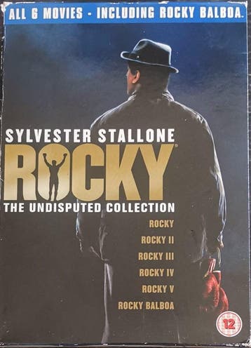 Rocky all 6 movies               Gratis verzenden, Vanaf 12 jaar, Verzenden, Gebruikt, Overige genres