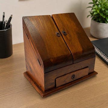 Brievenhouder - Hout - Brieven-/ Documenten kast