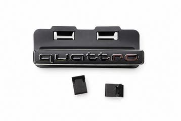 Audi Q2 (GA) embleem - zwart, Ophalen of Verzenden, Nieuw, Audi