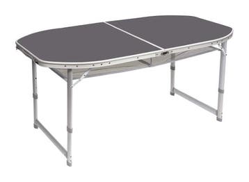 Bo-Camp Tafel Ovaal Koffermodel 150x80 cm (MDF), Ophalen of Verzenden, Nieuw