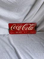 Titel Emaille bord – Coca-Cola – “Drink Coca-Cola / Refresh