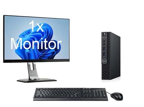 ACTIE: Dell OptiPlex 3060 Micro i5 8e Gen incl. 1 Monitor +, Computers en Software, Desktop Pc's, Ophalen of Verzenden