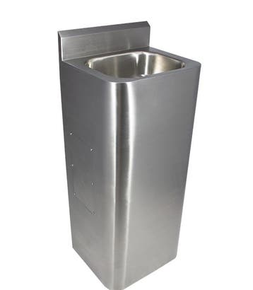 staande wastafel van RVS | B 400 x D 350 x H 1000 mm, Verzenden, Nieuw in verpakking