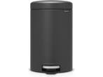 Brabantia NewIcon - Prullenbak - 12 liter - Mineral Infinite, Verzenden, Zo goed als nieuw