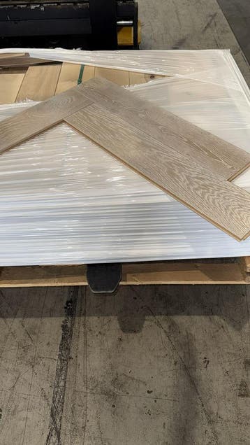 Aanbieding: Eiken visgraat, 50 tot 150 cm, Nieuw, Vloerdelen of -planken, 10 m² of meer