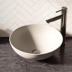 Brauer Bowl Waskom - Rond - 40 cm - Keramiek - Mat - Wit, Ophalen of Verzenden, Nieuw