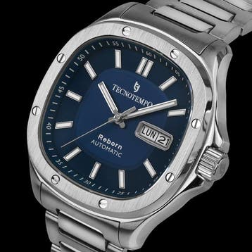 Tecnotempo - Automatic - Reborn - Blue dial - Zonder, Nieuw