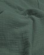 Hydrofiel Katoen Linnenstructuur Oud Groen, Nieuw, Groen