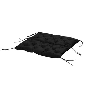 TRUUSK 3-zits Bankkussen 100x98x8 cm - Met Banden - Voor Out, Tuin en Terras, Verzenden, Nieuw