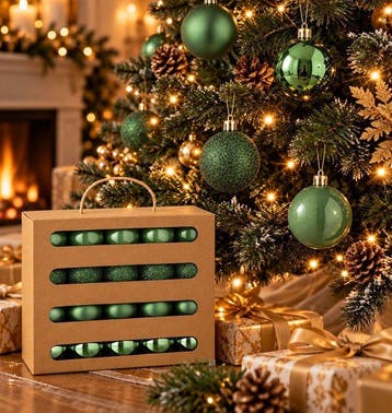 Decoratief ornament - 40 stuks! Kerstballen, Nieuw