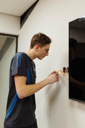 UTP wandcontactdoos installatie