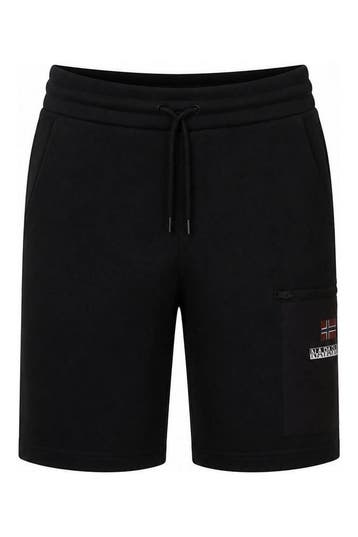 Napapijri Korte broek in maat S Zwart, Verzenden, Zo goed als nieuw, Zwart, Napapijri