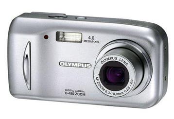 Olympus Camedia C-480 Zoom Digitale Compact Camera - Zilver, Audio, Tv en Foto, Fotocamera's Digitaal, Verzenden, Zo goed als nieuw