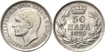 50 Para 1925, Jugoslawien Alexander I 1921-1934, Postzegels en Munten, Munten | Europa | Niet-Euromunten, Verzenden