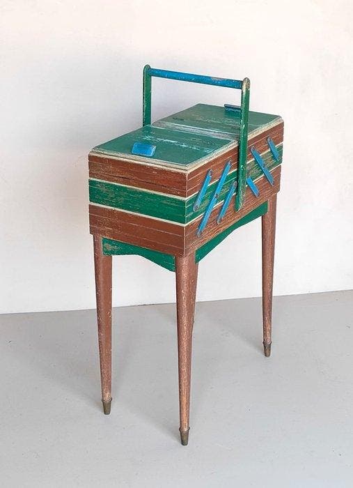 Naaidoos - Hout, Antiek en Kunst, Kunst | Designobjecten