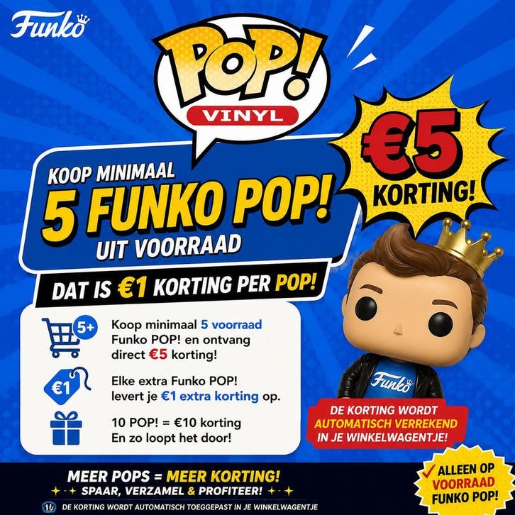 Korting op Funko POP!, Verzamelen, Poppetjes en Figuurtjes, Nieuw, Ophalen of Verzenden