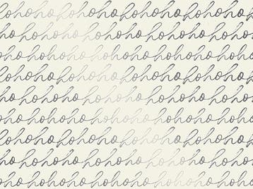 Kerst cadeaupapier op rol Hohoho Metallic 30 cm –, Ophalen of Verzenden, Nieuw, Overige typen