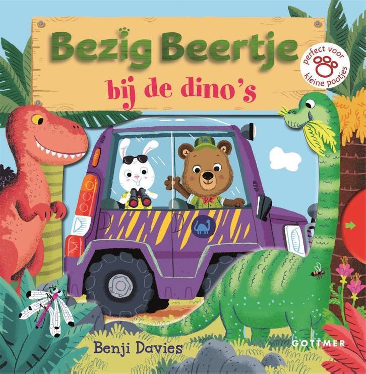 Bezig Beertje bij de dinos / Bezig Beertje 9789025762117, Boeken, Kinderboeken | Baby's en Peuters, Gelezen, Verzenden