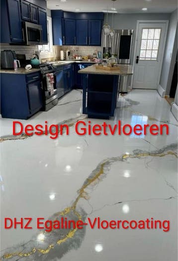 2K LAVASTEEN Gietvloer- Epoxy - PU Gietcoating Design, Overige kleuren, Nieuw, Ophalen of Verzenden, Verf