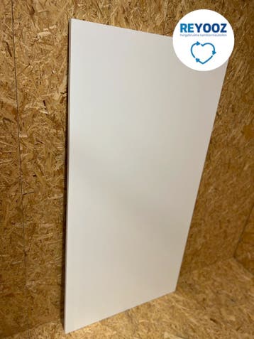 Greengridz circulair bureaublad - 160x80cm - Wit (U 1102..., Nieuw in verpakking