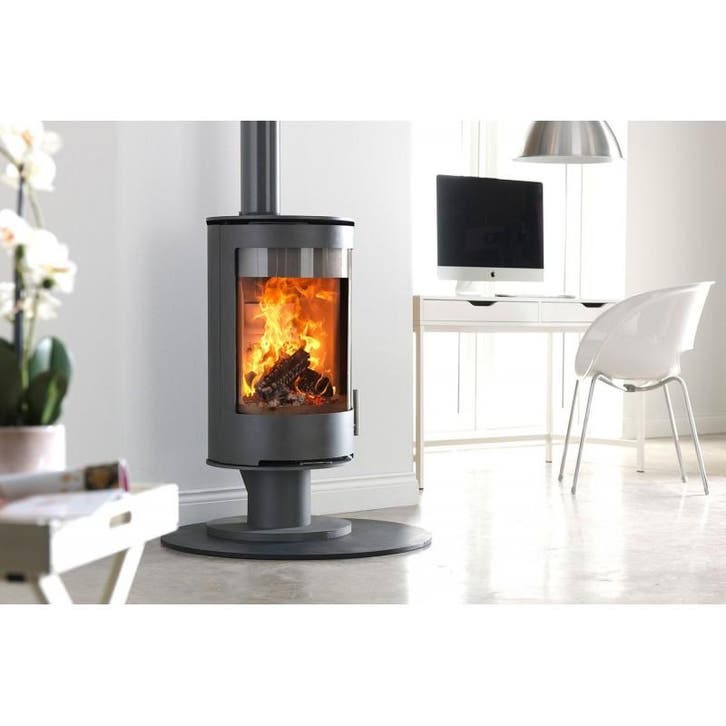 Houtkachel C&J (lage poot) Purevision-Basis - 3.2-6.8kW, Huis en Inrichting, Kachels, Nieuw, Verzenden