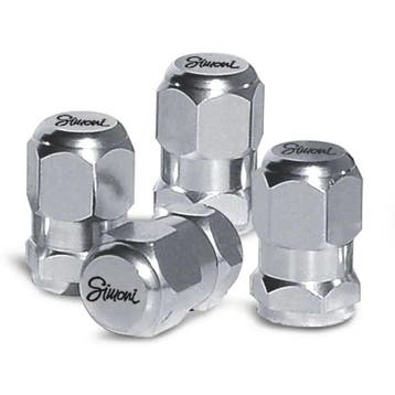 Simoni Racing ventieldoppen Chrome Exagonal 4 stuks, Ophalen of Verzenden, Nieuw